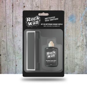 Rock On Wall Kit Spazzola E Liquido Per Pulizia Vinile